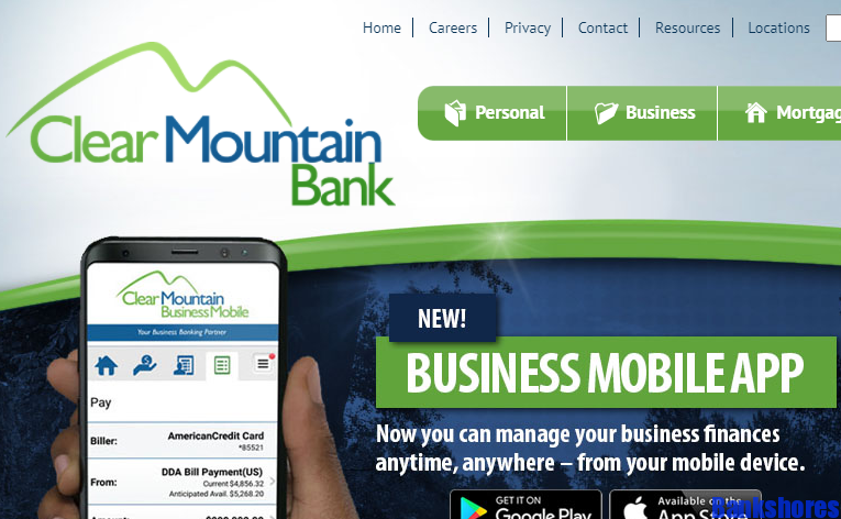Clear Mountain Bank login