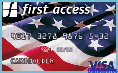 first access credit card login